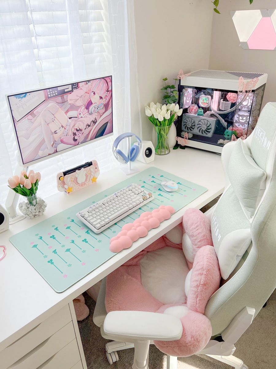 Mint & Pink Gaming&nbsp;Setup