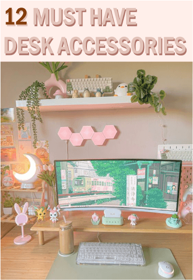 12 Must Have Desk Accessories For Any Gamer Girl&nbsp;Setup